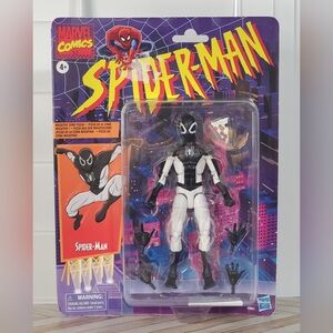 Hasbro Marvel Legends Retro Collection Spiderman Black & White Suite Exclusive